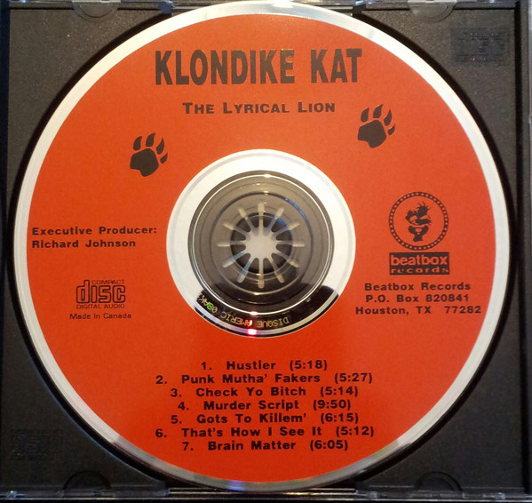 The Lyrical Lion by Klondike Kat (CD 1993 Beatbox Records) in 